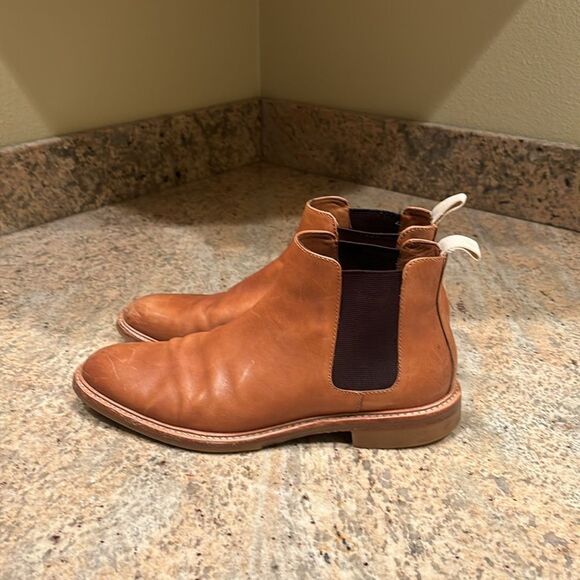 Gordon Rush Men's Mathews light brown leather ankle boots - Picture 5 of 16